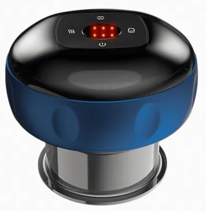 Ventosa calefactora para aliviar las tensiones musculares