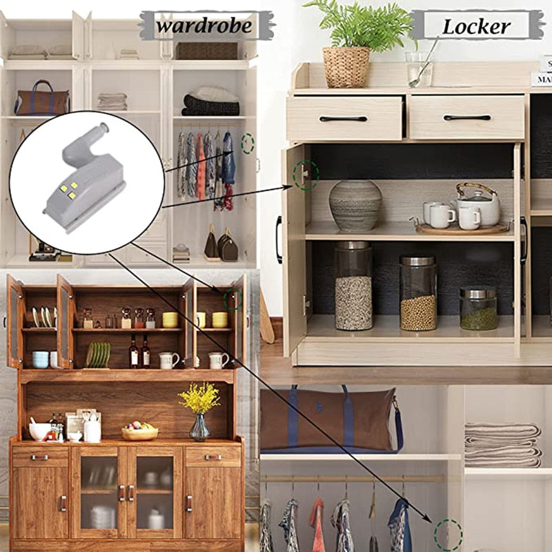 Osvetlite svoje skrine automaticky s úplnou jednoduchosťou