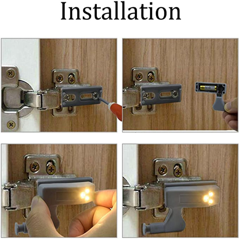 Osvetlite svoje skrine automaticky s úplnou jednoduchosťou