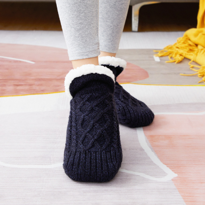 V-mond sokken-slippers: Comfort en warmte voor de winter 