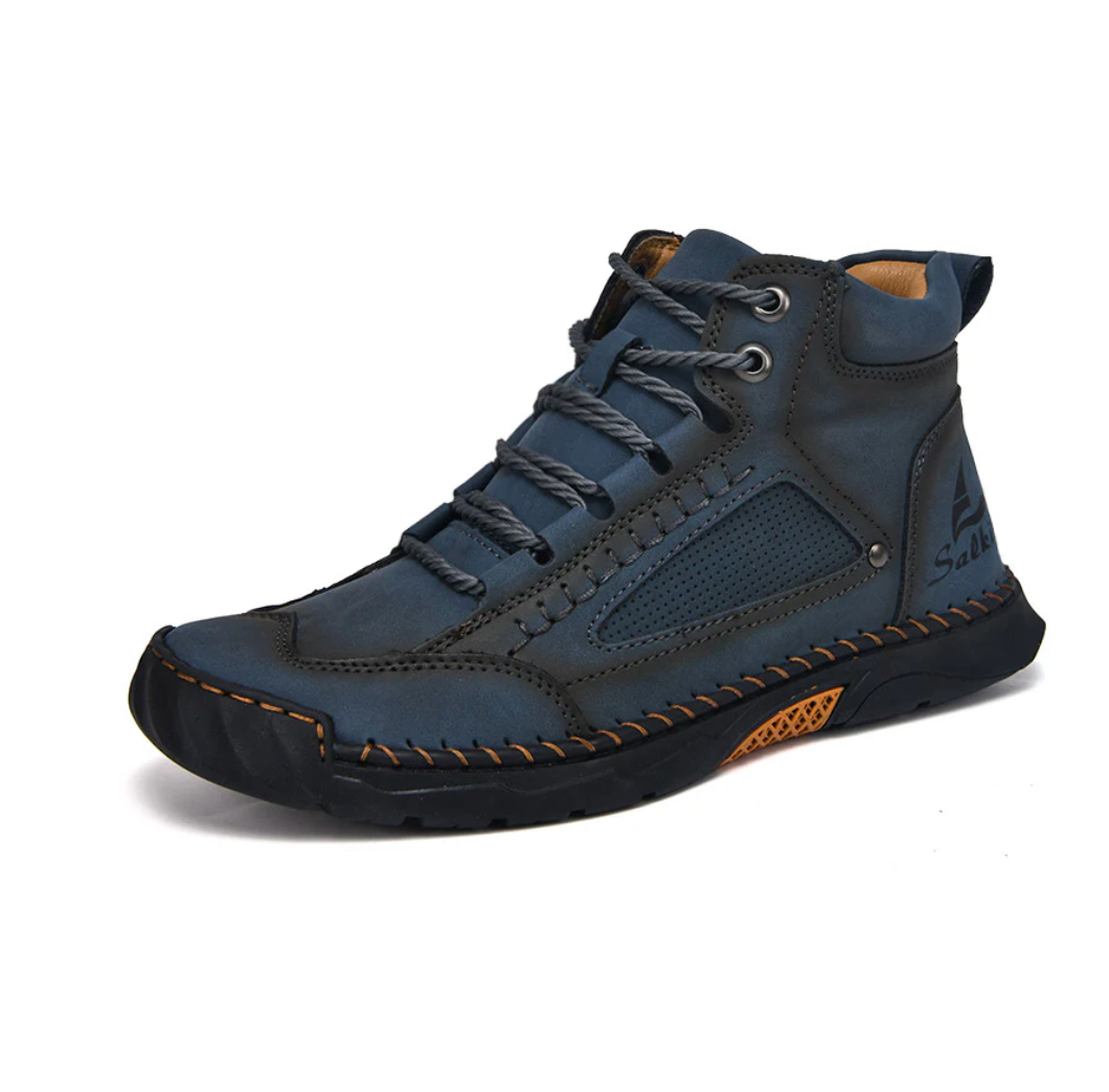 VogSalkin 2.0 - Bottes Barefoot tout-terrain à semelle vulcanisée et cuir vegan imperméable