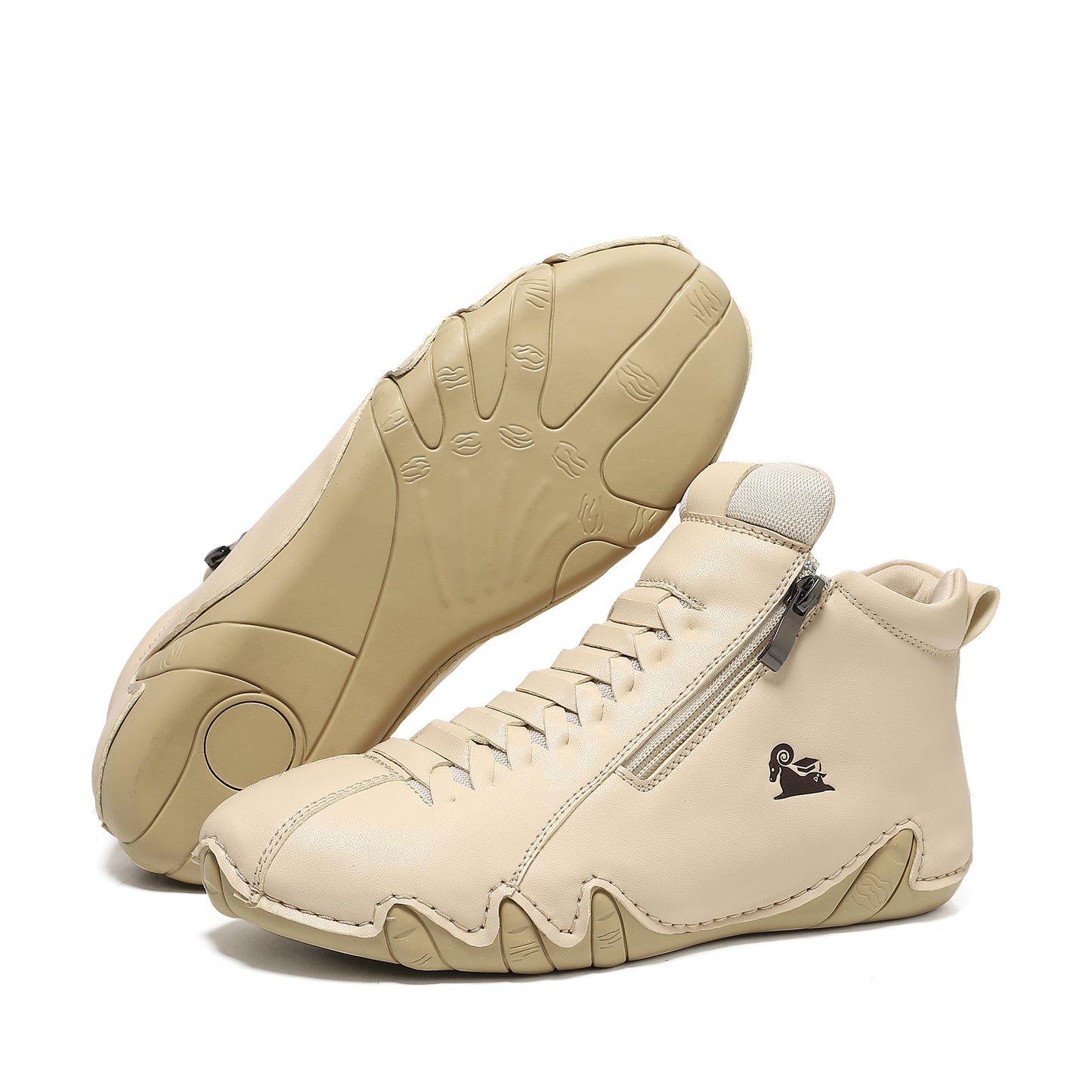 VogBeck 2.0 – Åndbare Orthopædiske Sko med Dobbelt Lynlås Komfort 